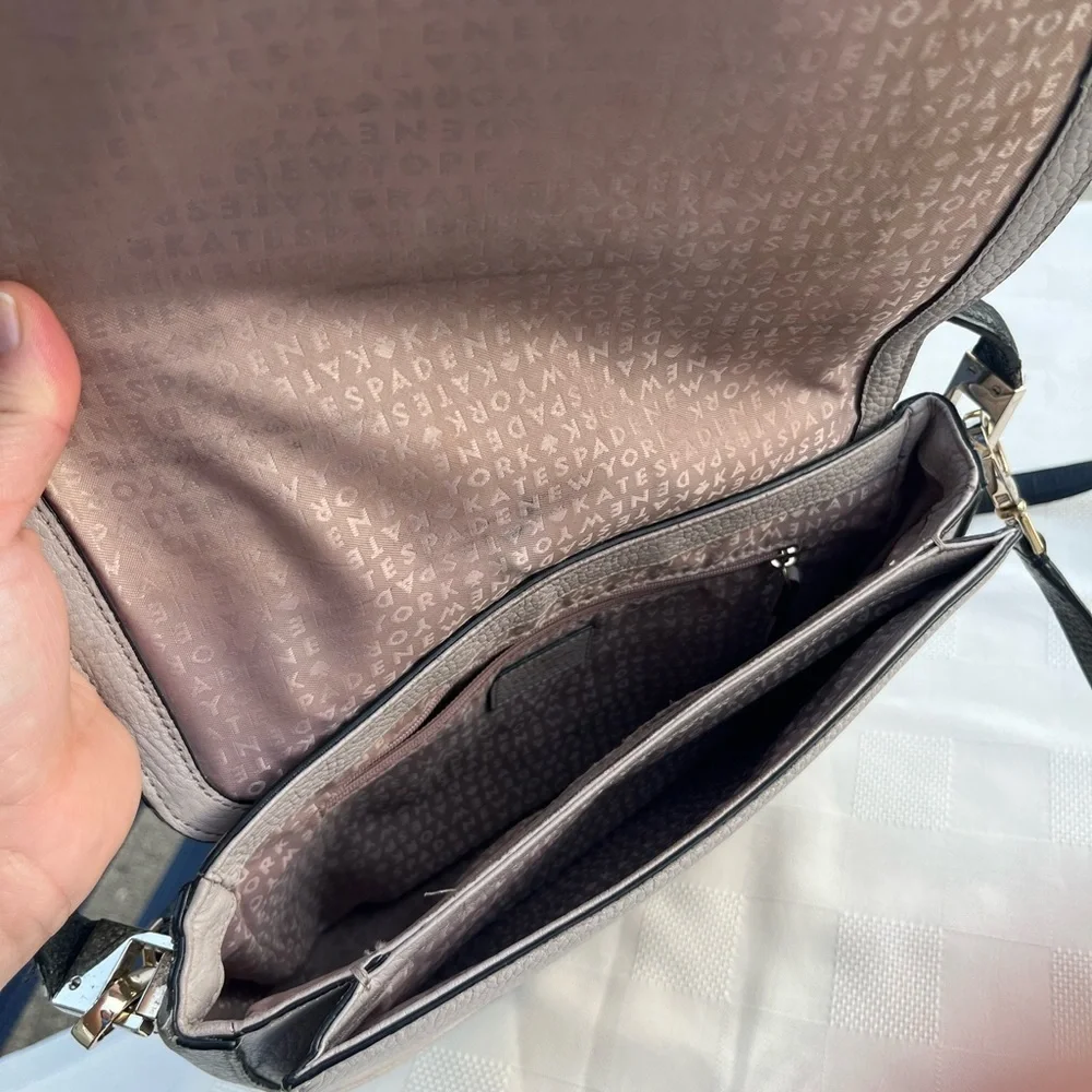 Kate Spade black and beige handbag